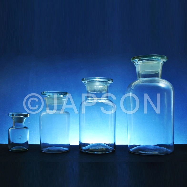 Reagent Bottle, Wide Mouth (Clear Glass) Reagent Bottle, Wide Mouth (Clear Glass)